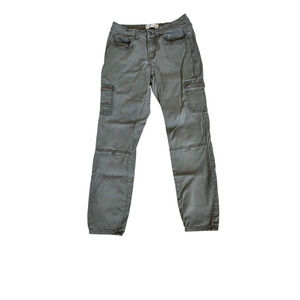 Mudd flex stretch utility skinny cargo pants, size 9